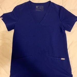 Figs Casma scrub top XS